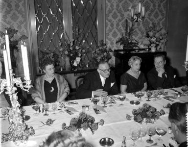 Opdrachten Du Croo & Brauns , diner, Bestanddeelnr 909-3248