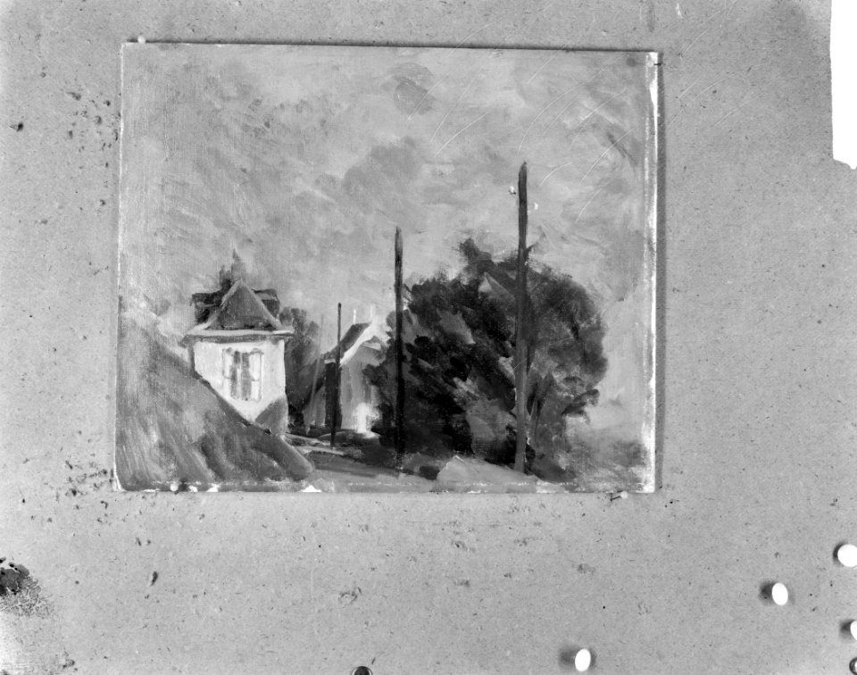 Opdracht Op de Laak, reproductie schilderij, Bestanddeelnr 916-0995