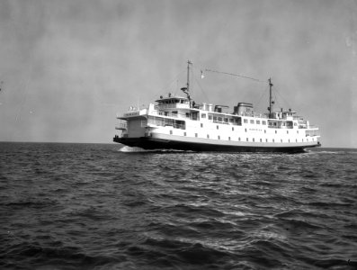 Opdracht Zaanlandse Scheepsbouw Mij de Marsdiep tijdens proefvaart, de Marsdiep, Bestanddeelnr 916-1939