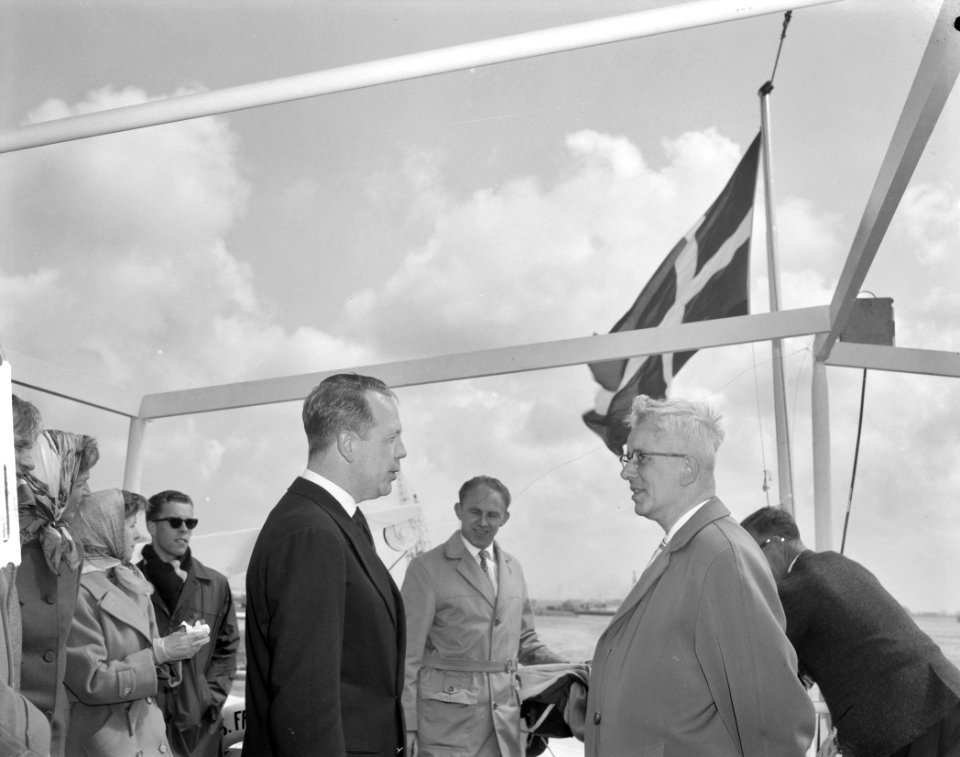 Opdracht Zaanlandse Scheepsbouw Maatschappij, proefvaart Lis Frelssen (reportage, Bestanddeelnr 913-9349