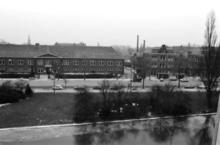 Opdracht NCBO exterieur Rijksmagazijn Geneesmiddelen, Sarphatistraat Amsterdam, Bestanddeelnr 929-5832