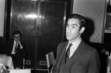 Opdracht Hollander en van der Mey persconferentie Amsterdam, Bestanddeelnr 922-4456