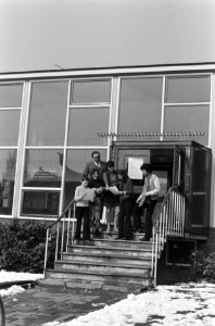 Opdracht ABOP. Einde culturele week in industrieschool, Poldersweg Amsterdam, Bestanddeelnr 923-3176