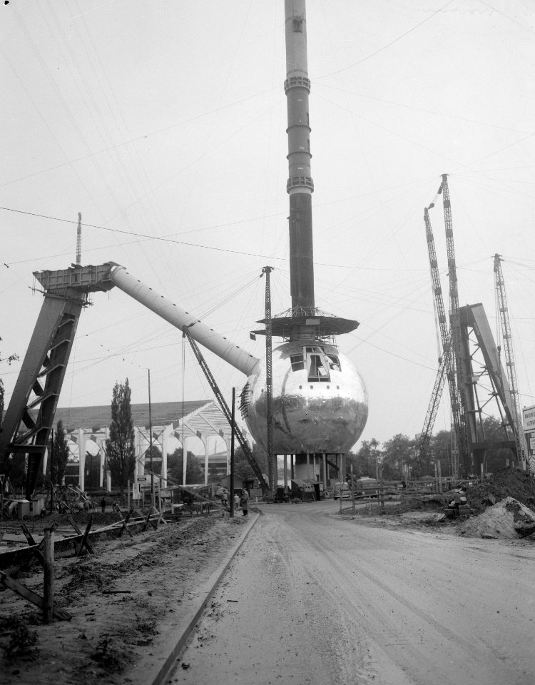 Opbouw wereldtentoonstelling in Brussel, Bestanddeelnr 908-8839