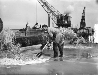 Opbouwplaatjes Zeeland. Dichten Oostelijke havendijk nabij Zierikzee, Bestanddeelnr 905-7432