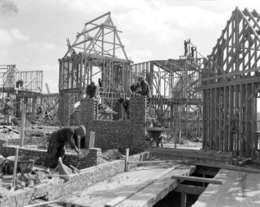 Opbouw wereldtentoonstelling in Brussel, Bestanddeelnr 908-4941