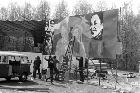 Opbouw van het podium, Bestanddeelnr 925-5638