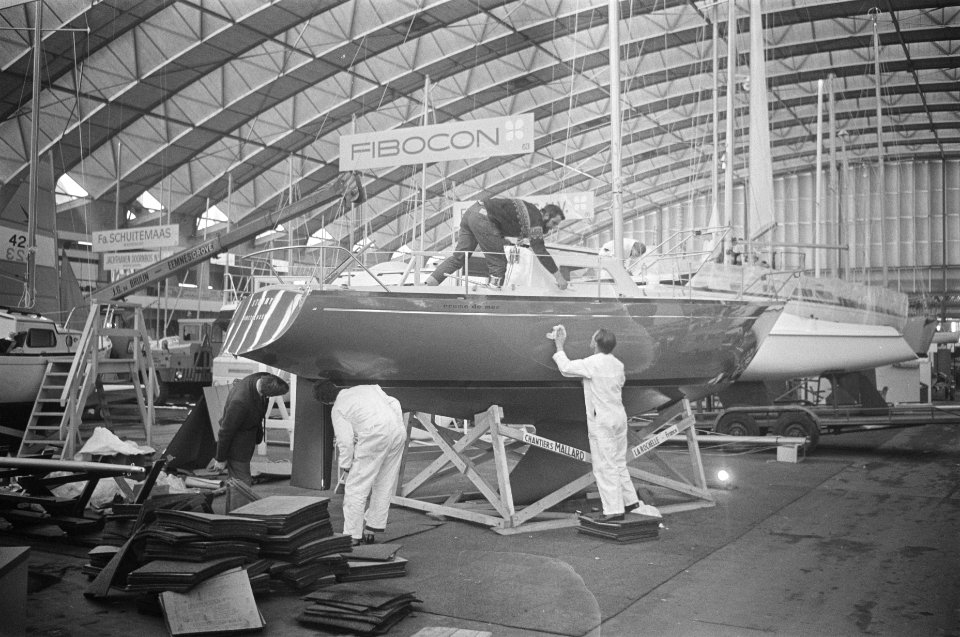 Opbouw van de Hiswa in de RAI, Amsterdam, Bestanddeelnr 924-3233