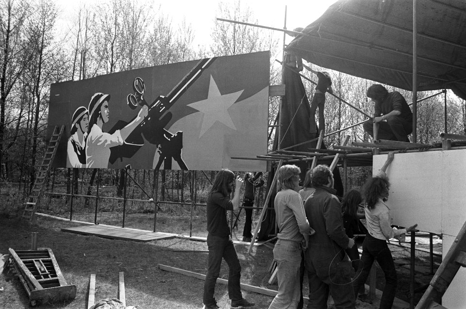 Opbouw van het podium, Bestanddeelnr 925-5636