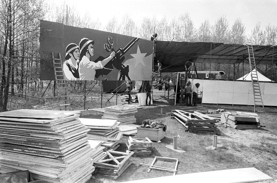 Opbouw van het podium, Bestanddeelnr 925-5637