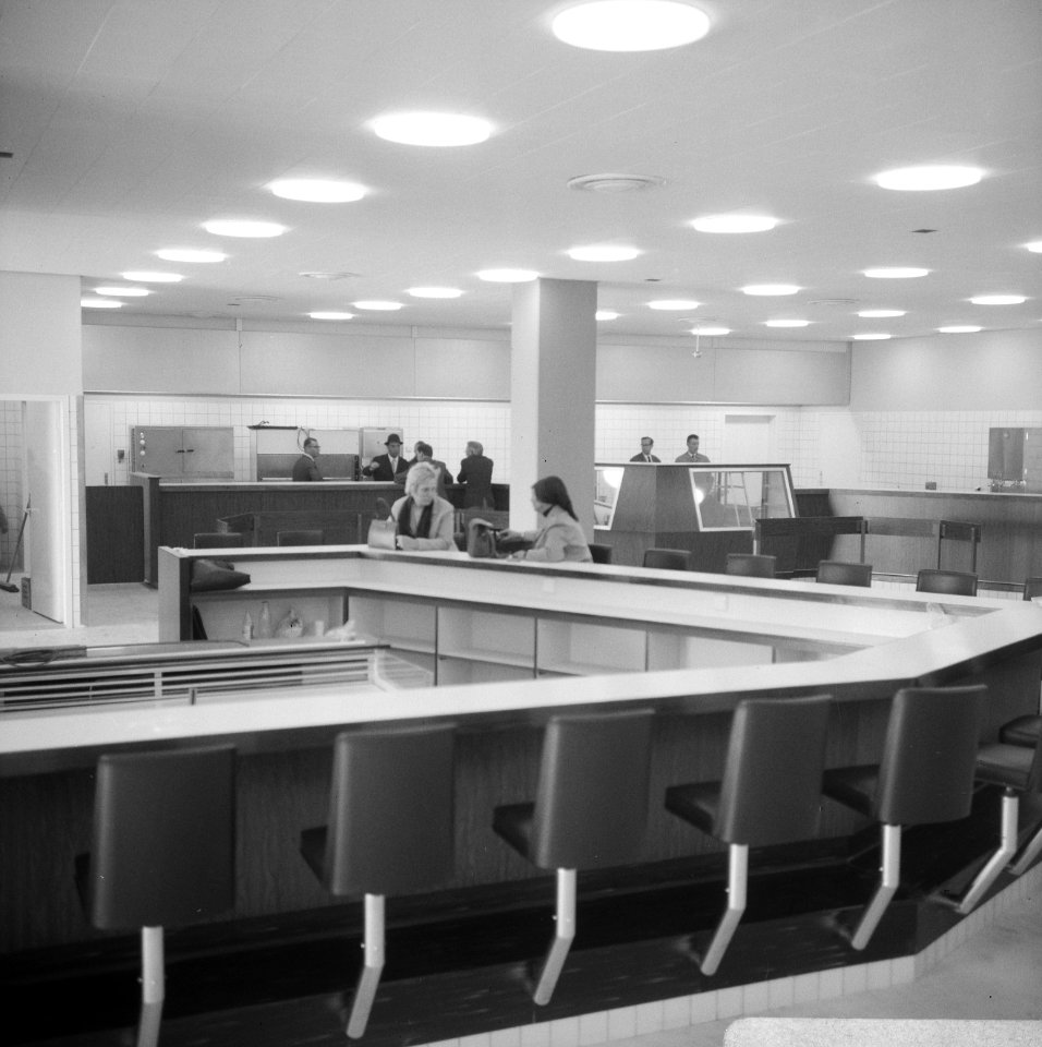 Opdracht Hotel Revue, interieurs horecaf op luchtareaal Schiphol, Bestanddeelnr 920-3049