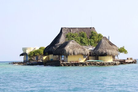 Cartagena colombia blue photo