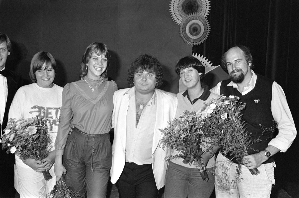 Opdracht Hero prijswinnaars Heroprijs met Andres Hazes in Krasnapolsky in Amste, Bestanddeelnr 932-2994