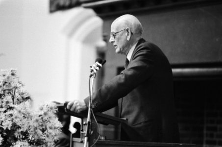 Opdracht Historisch Comite , Chr. Dem. Gerbrandy herdenking in Ridderzaal, Bestanddeelnr 933-3206