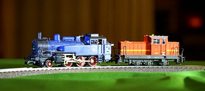 Railway steam train transport