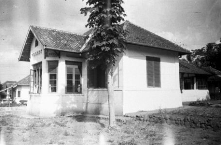 Op patrouille in de omgeving van Tandjong (Cheribon-gebied). Paviljoens Rusthui, Bestanddeelnr 741