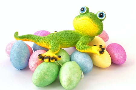 Colorful happy easter decoration
