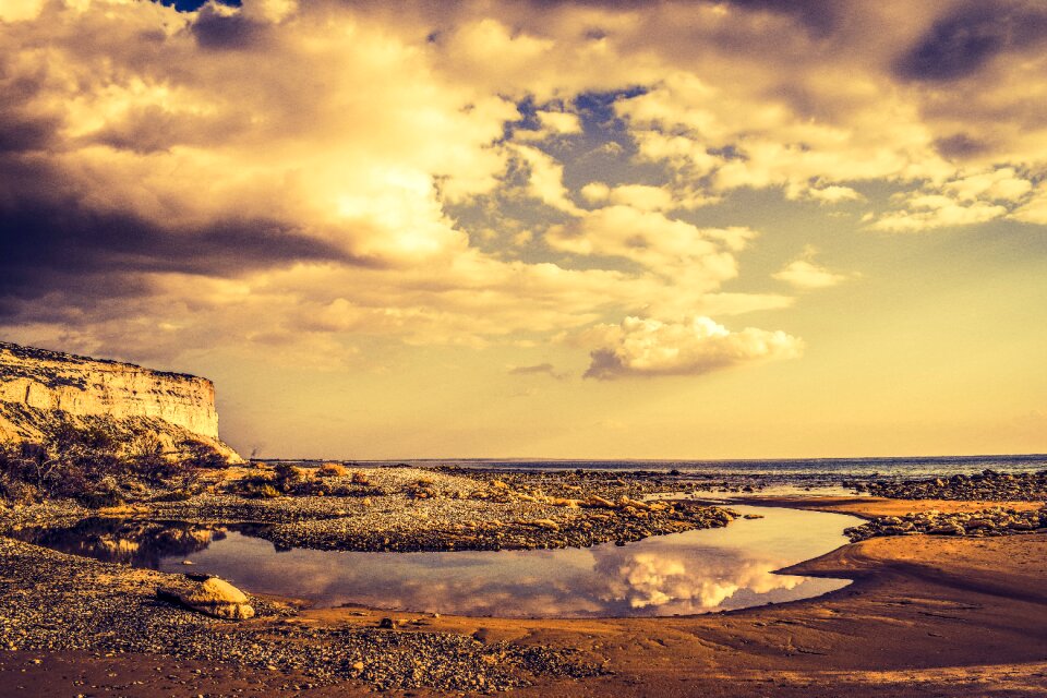 Reflections horizon scenery
