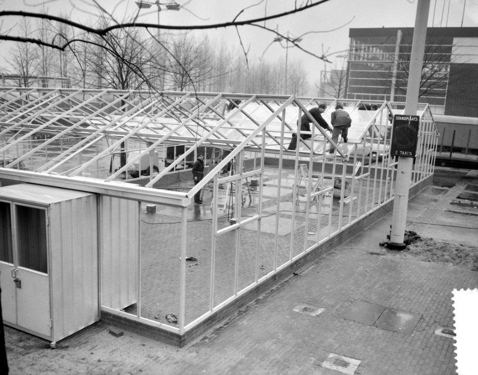 Opbouw internationale tuinbouwtentoonstelling Floriade te Rotterdam, Bestanddeelnr 910-9146