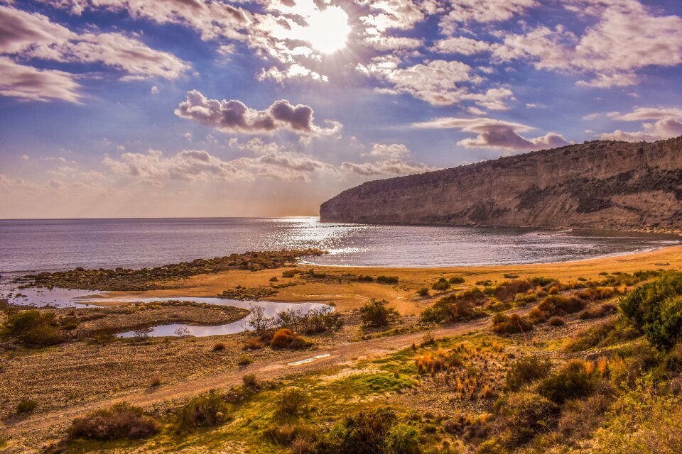 Coastline landscape scenery