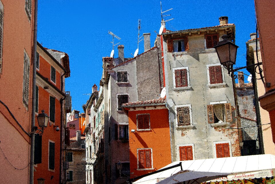 View picturesque adriatic