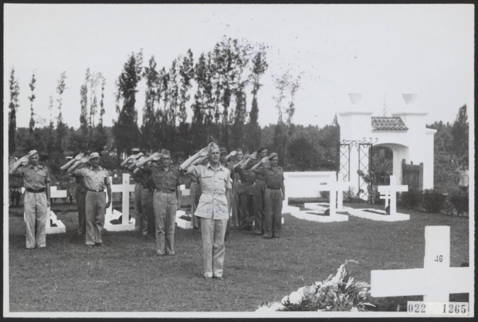 Op vrijdagmiddag 1 juli 1949 bracht het 1e bataljon 15 R.I. een afscheidsbezoek , Bestanddeelnr 022-1265