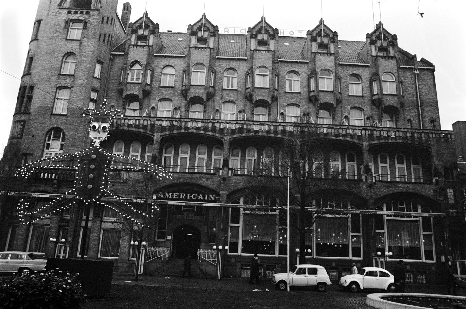 Opdracht Elsevier. Americain Hotel Amsterdam , exterieur, Bestanddeelnr 922-9803