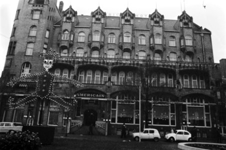 Opdracht Elsevier. Americain Hotel Amsterdam , exterieur, Bestanddeelnr 922-9803