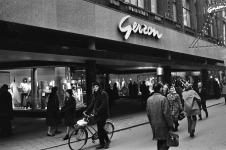 Opdracht Elsevier Winkel Gerzon, Kalverstraat, Amsterdam exterieur, Bestanddeelnr 924-1447