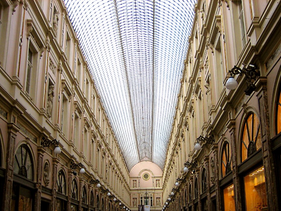 Brussels architecture shopping mall