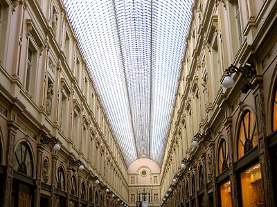 Brussels architecture shopping mall