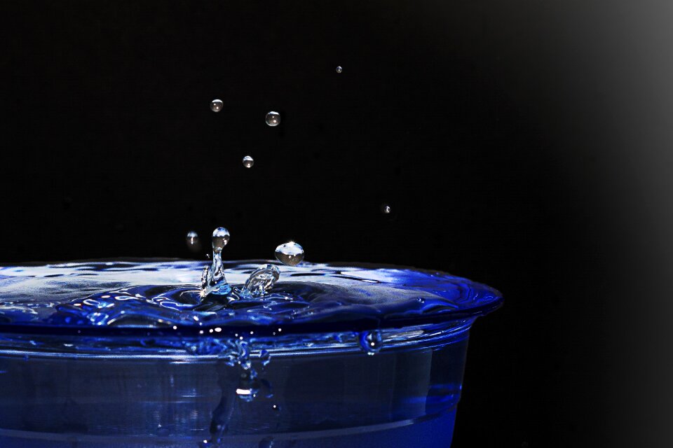 Drip blue hochspringender high drop