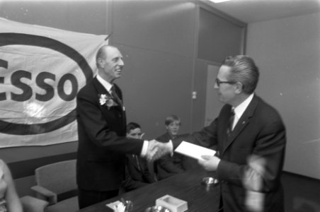 Opdracht Esso Nederland receptie in Esso Motor Hotel, Amsterdam, Bestanddeelnr 922-1667