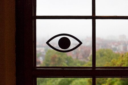 View distant eye