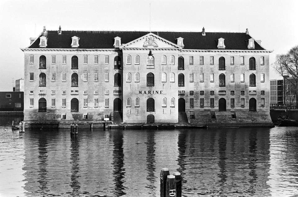 Opdracht Elsevier s Lands Kledingmagazijn in Oosterdok Amsterdam, exterieur, Bestanddeelnr 924-1658