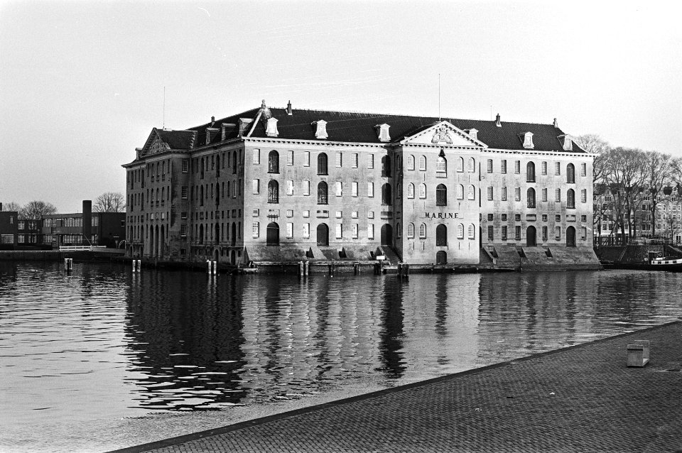 Opdracht Elsevier s Lands Kledingmagazijn in Oosterdok Amsterdam, exterieur, Bestanddeelnr 924-1655