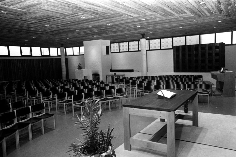 Opdracht Gelderlander. Interieur Nieuwe Kerk (RK), Salvatorekerk, Amsterdam-Nieu, Bestanddeelnr 923-1974