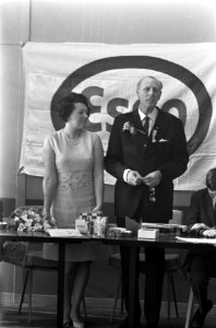 Opdracht Esso Nederland receptie in Esso Motor Hotel, Amsterdam, Bestanddeelnr 922-1668
