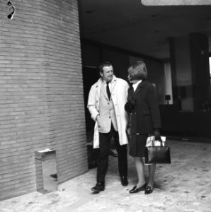 Opdracht Limburgs Dagblad, Toon Hermans bij Hiltonhotel, Bestanddeelnr 921-1068