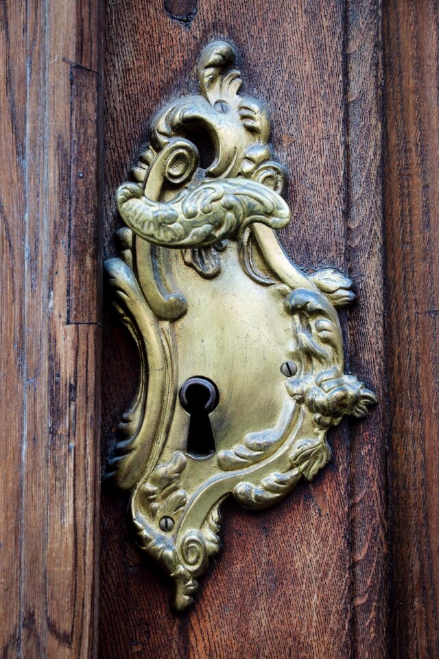 Lock iron antique