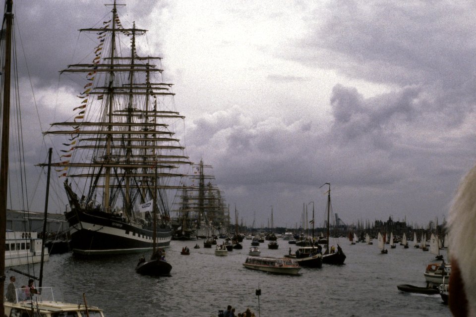 Opening Sail 1985 schepen op het IJ, Bestanddeelnr 253-8938