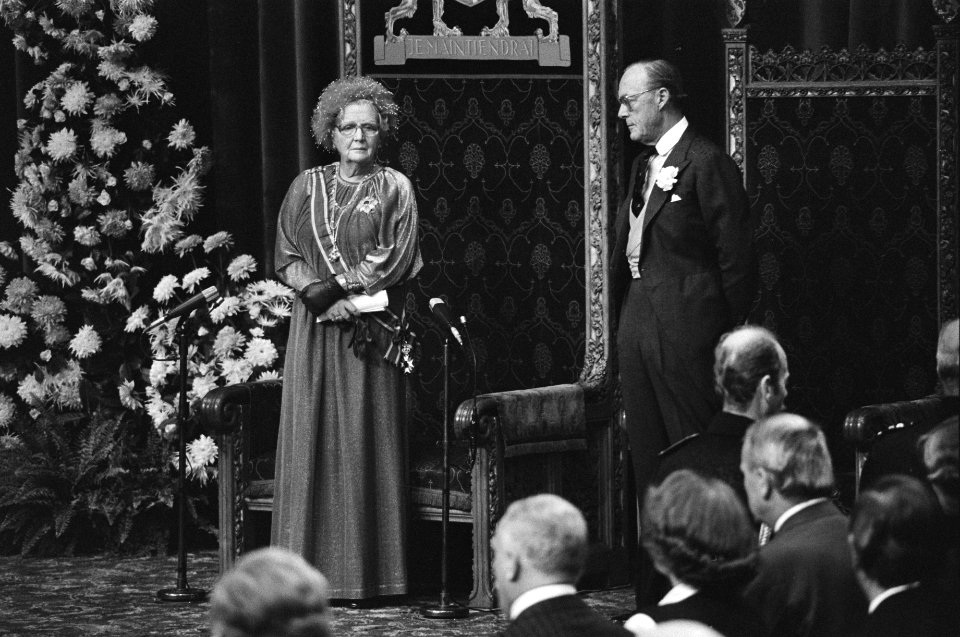 Opening Staten Generaal koningin Juliana en prins Bernhard, Bestanddeelnr 929-9080