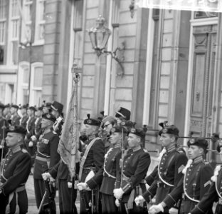 Opening Staten-Generaal in de Ridderzaal Erewacht, Bestanddeelnr 915-5358