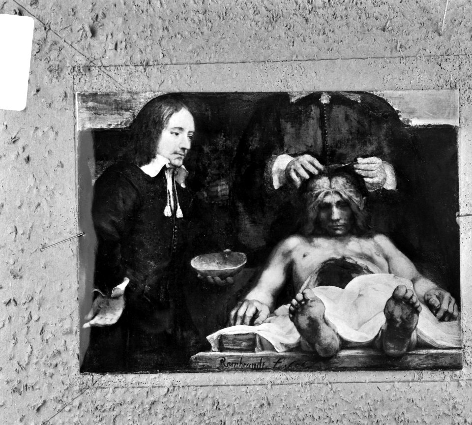 Opdracht Heer op de Laak schilderij Anatomische les van Rembrandt, Bestanddeelnr 922-1339