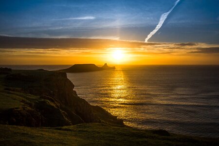 In the evening wales england photo