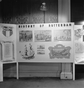 Opening Rotterdam-tentoonstelling ter herdenking van het bombardement in mei 194, Bestanddeelnr 935-2375