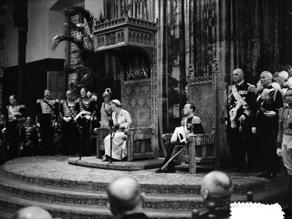 Opening Staten Generaal in Ridderzaal. Troonrede, Bestanddeelnr 904-7697