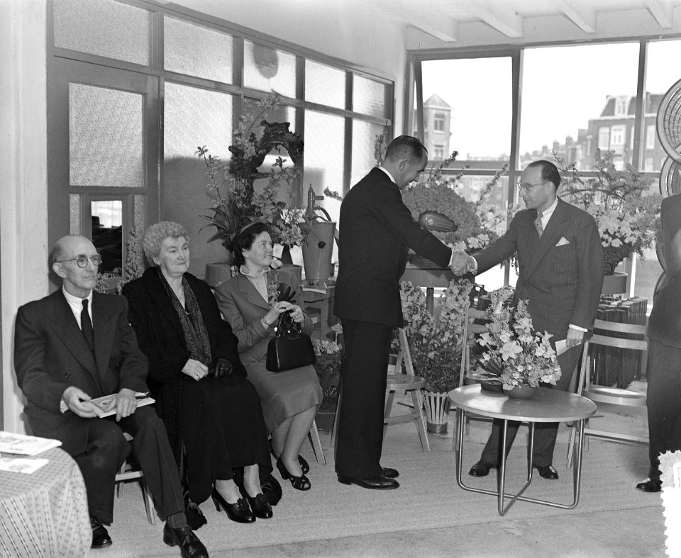 Opening Rijwielfabriek HMW te Amsterdam, Bestanddeelnr 906-3860