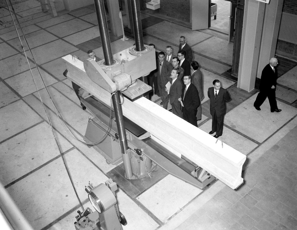 Opening Stevin Laboratorium van de Technische Hogeschool te Delft, Bestanddeelnr 908-2336