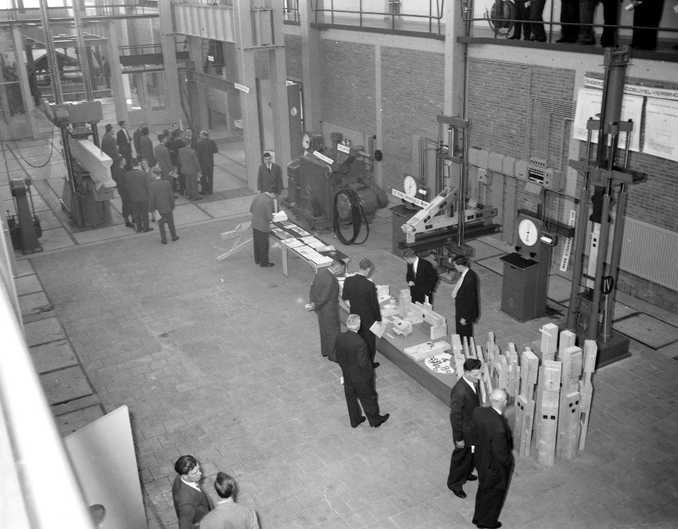 Opening Stevin Laboratorium van de Technische Hogeschool te Delft, Bestanddeelnr 908-2339